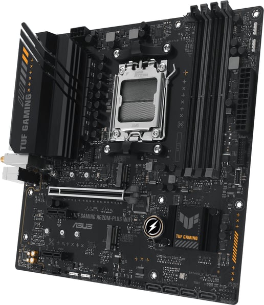 ASUS TUF Gaming A620M-PLUS WIFI mATX Motherboard for AMD AM5 CPUs