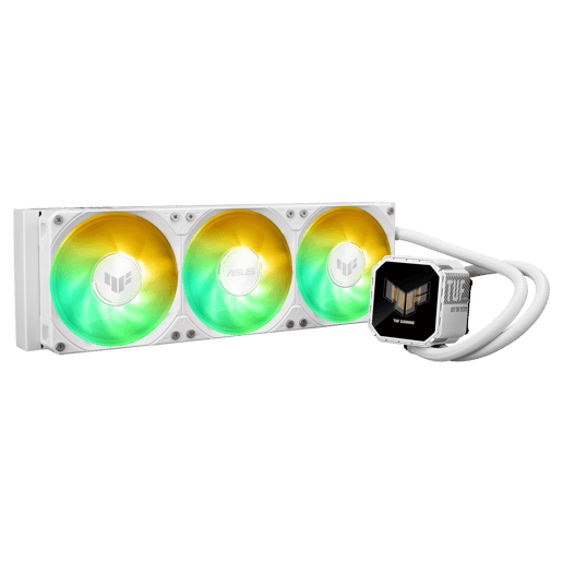 ASUS TUF Gaming LC III 360 ARGB LCD White Edition 360mm AiO Liquid CPU Cooler