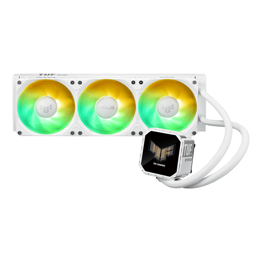 ASUS TUF Gaming LC III 360 ARGB LCD White Edition 360mm AiO Liquid CPU Cooler