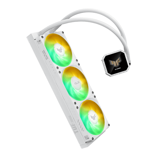 ASUS TUF Gaming LC III 360 ARGB LCD White Edition 360mm AiO Liquid CPU Cooler