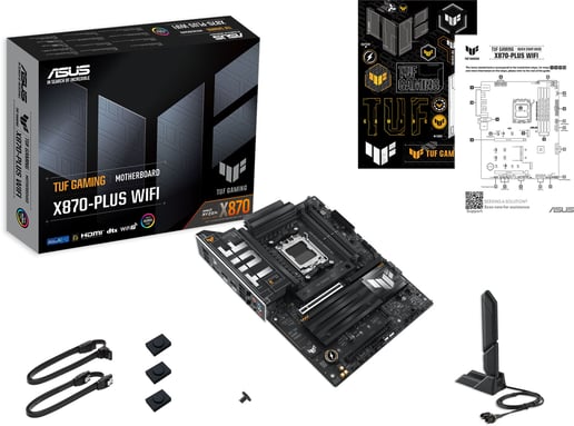 ASUS TUF Gaming X870-Plus WiFi ATX Motherboard for AMD AM5 CPUs