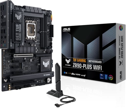 ASUS TUF Gaming Z890-Plus WiFi ATX Motherboard for Intel Socket 1851 CPUs