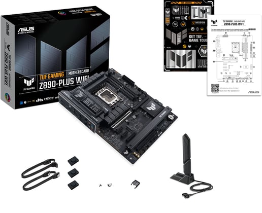 ASUS TUF Gaming Z890-Plus WiFi ATX Motherboard for Intel Socket 1851 CPUs