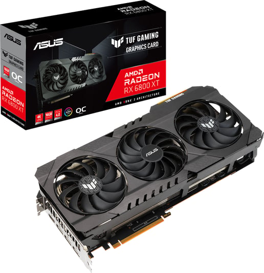 ASUS Radeon RX 6800 XT TUF OC 16GB Graphics Card