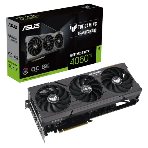 ASUS GeForce RTX 4060 Ti TUF OC 8GB GDDR6 Graphics Card