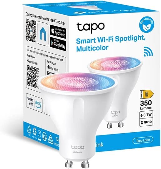 TP-Link Tapo L630 Smart Wi-Fi Spotlight, Multicolour