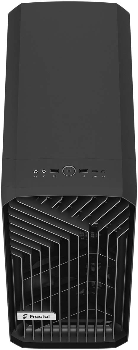 Fractal Torrent Compact Mid Tower Gaming Case - Black 
