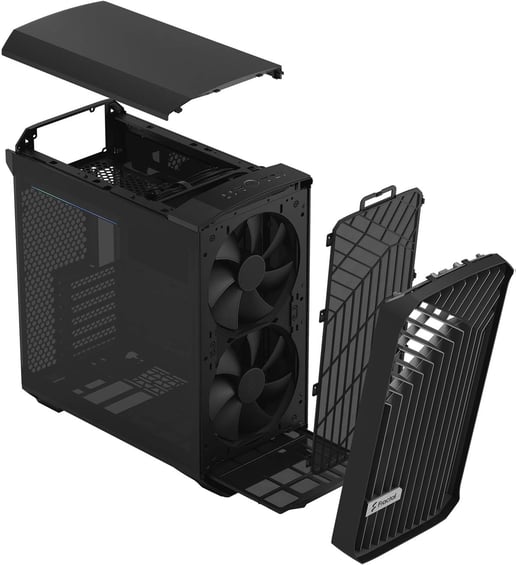 Fractal Torrent Compact TG Mid Tower Gaming Case - Black 