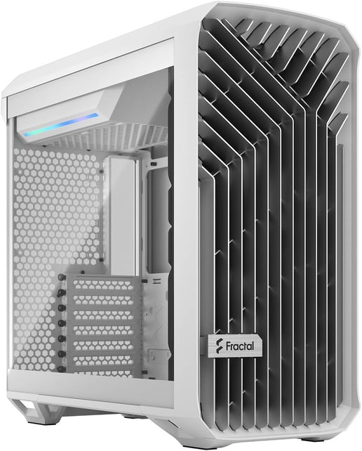 Fractal Torrent Compact TG Mid Tower Gaming Case - White 
