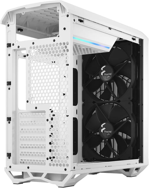 Fractal Torrent Compact TG Mid Tower Gaming Case - White 