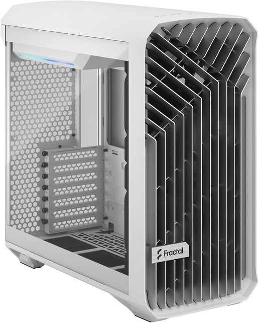 Fractal Torrent Compact TG Mid Tower Gaming Case - White 