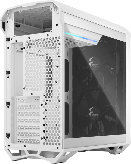Fractal Torrent Compact TG Mid Tower Gaming Case - White 