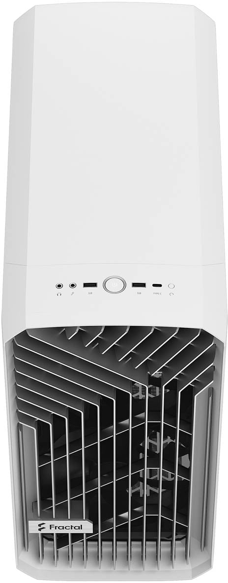 Fractal Torrent Compact TG Mid Tower Gaming Case - White 
