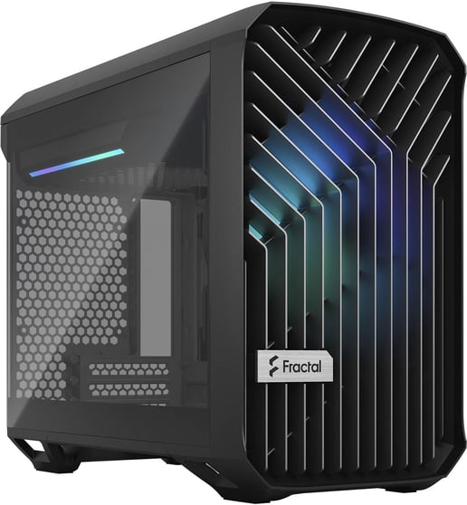 Fractal Torrent Nano RGB TG ITX Gaming Case - Black 