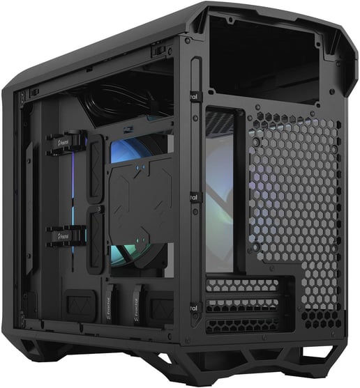 Fractal Torrent Nano RGB TG ITX Gaming Case - Black 