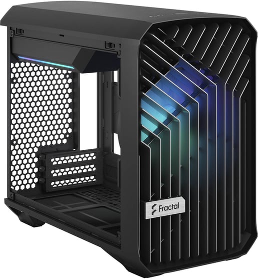 Fractal Torrent Nano RGB TG ITX Gaming Case - Black 