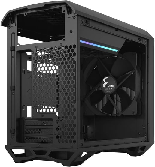 Fractal Design Torrent Nano TG ITX Gaming Case - Black 