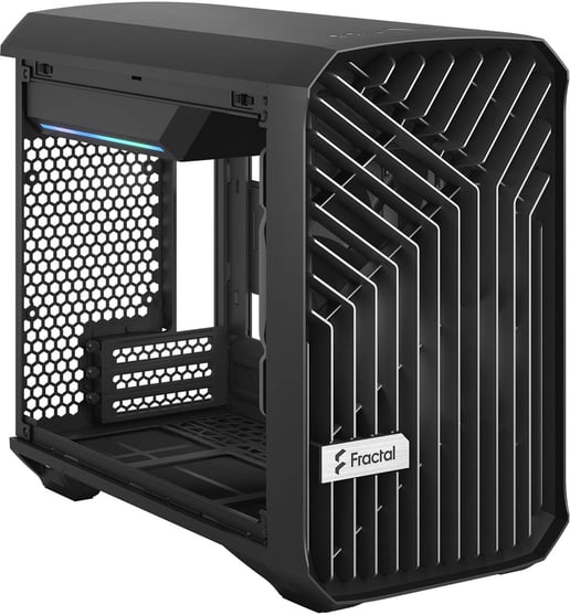 Fractal Design Torrent Nano TG ITX Gaming Case - Black 