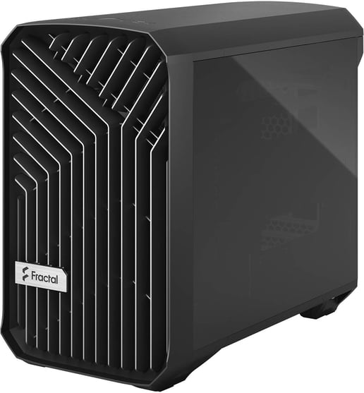 Fractal Design Torrent Nano TG ITX Gaming Case - Black 