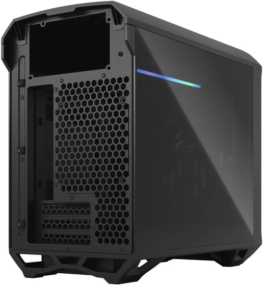 Fractal Design Torrent Nano TG ITX Gaming Case - Black 