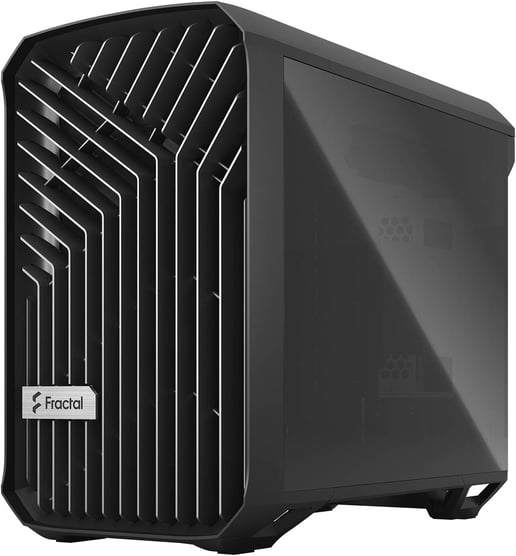 Fractal Design Torrent Nano TG ITX Gaming Case - Black 