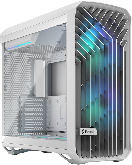 Fractal Torrent TG RGB Mid Tower Gaming Case - White 