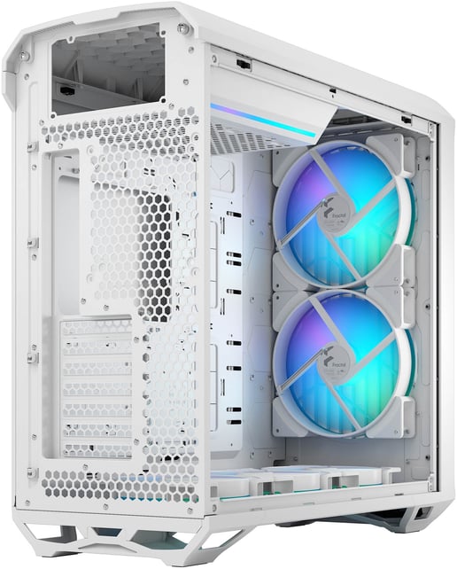 Fractal Torrent TG RGB Mid Tower Gaming Case - White 