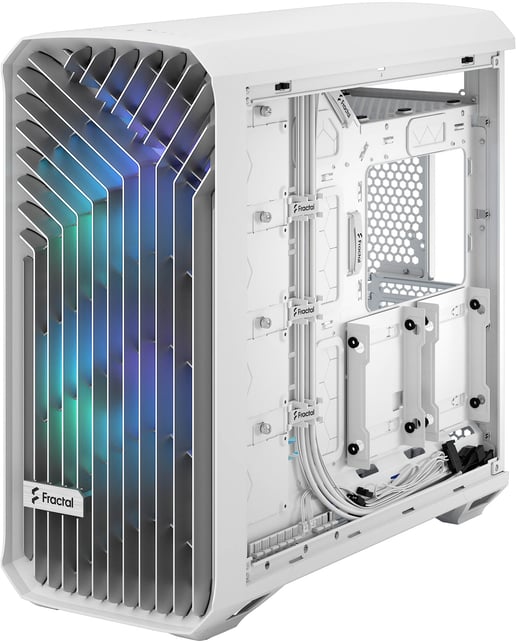 Fractal Torrent TG RGB Mid Tower Gaming Case - White 