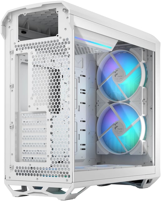 Fractal Torrent TG RGB Mid Tower Gaming Case - White 