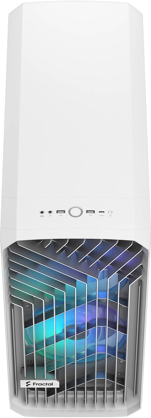 Fractal Torrent TG RGB Mid Tower Gaming Case - White 