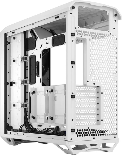 Fractal Torrent Mid Tower Gaming Case - White 
