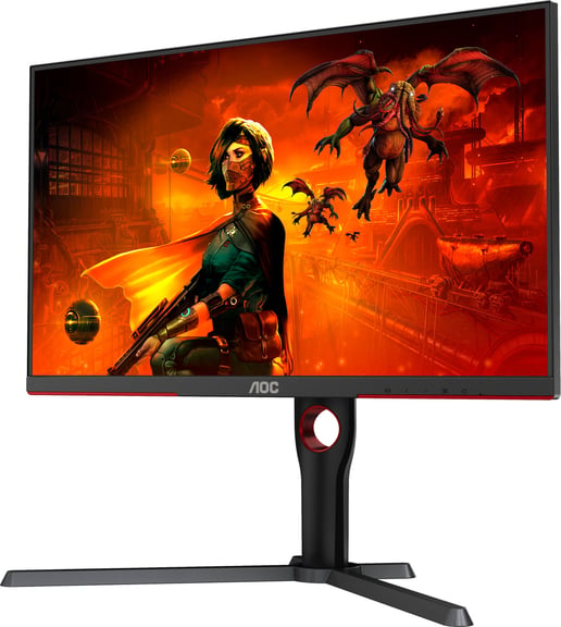 AOC U27G3X/BK 27" 4K Gaming Monitor - IPS, 400 nits, 160Hz, 1ms, HDMI, DP