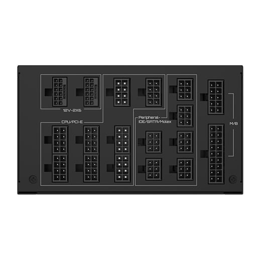 1600W Gigabyte UD1600PM PG5 AI TOP Modular 80 Plus Platinum PSU