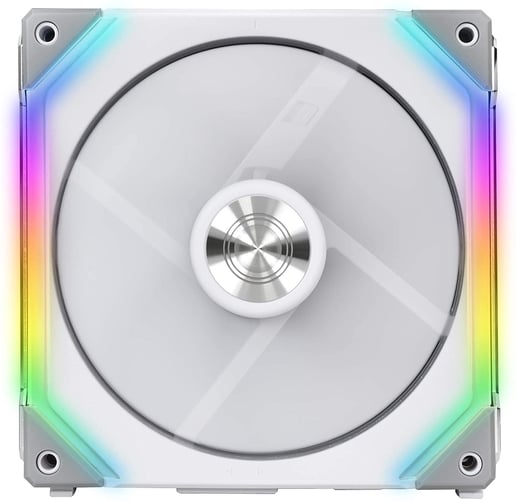 Lian-Li UNI SL140 Dual Pack 140mm ARGB Chassis Fans, White, with Controller