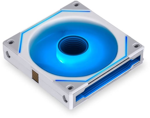 Lian-Li UNI FAN SL-INFINITY 120mm ARGB Triple Fan Pack with Controller in White