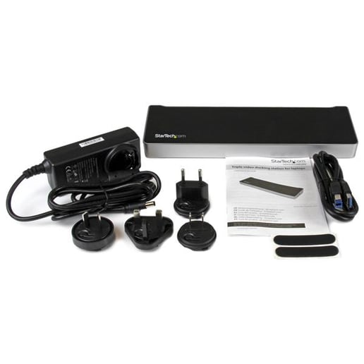 StarTech.com USB 3.0 Triple-video Docking Station for Laptops