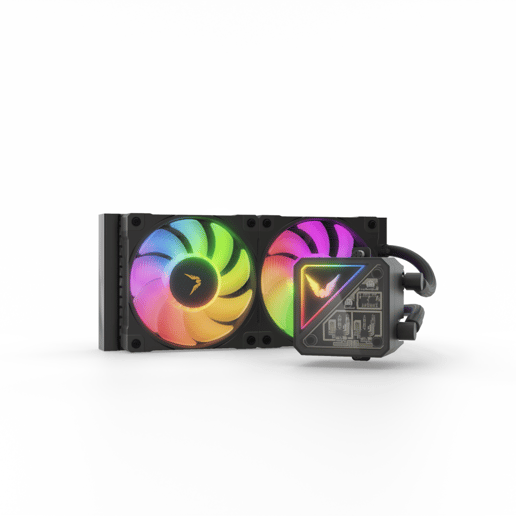 Valkyrie V240 Lite 240mm AiO Liquid CPU Cooler in Black
