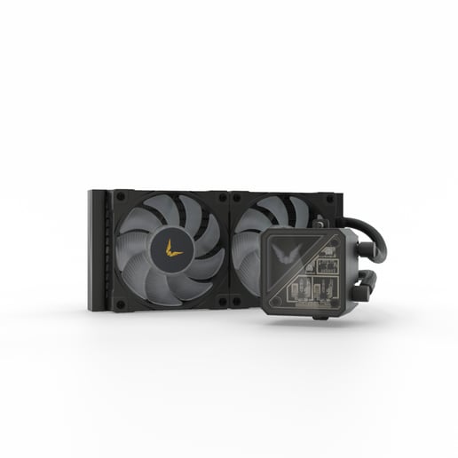 Valkyrie V240 Lite 240mm AiO Liquid CPU Cooler in Black