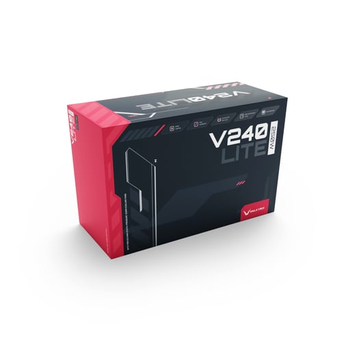 Valkyrie V240 Lite 240mm AiO Liquid CPU Cooler in Black