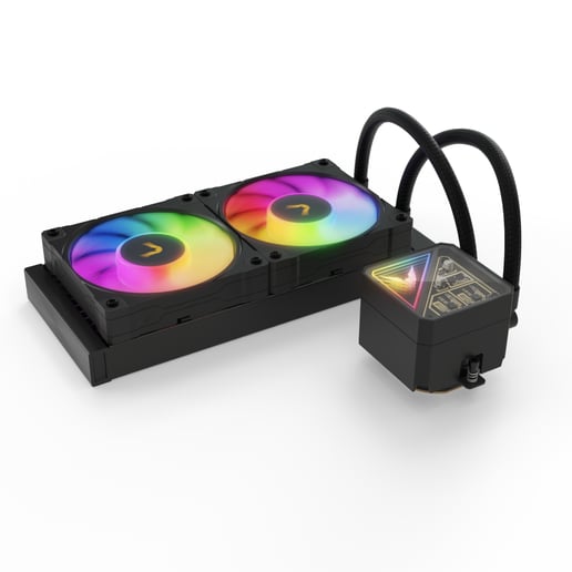 Valkyrie V240 Lite 240mm AiO Liquid CPU Cooler in Black