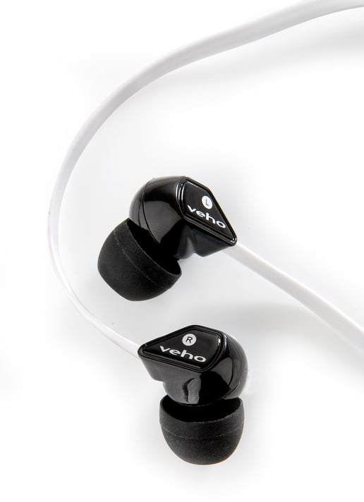 Veho Z-1 Stereo Noise Isolating Earphones (Black/White)