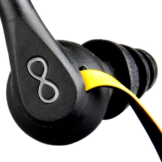 Veho ZS-2 Water Resistant Sports Earphones - Yellow/Black