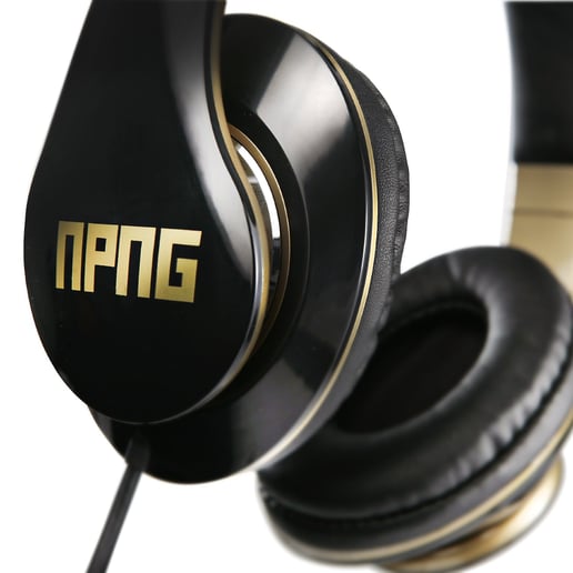 Veho NPNG Soft Adjustable Stereo Headphones with Flex Anti Tangle Cord