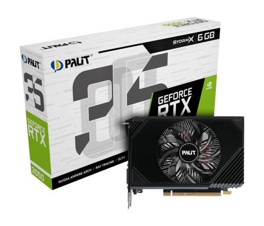 Palit GeForce RTX 3050 Windforce OC 6GB GDDR6 Graphics Card