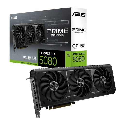ASUS Prime RTX5080 16Gb EVO NVIDIA GeForce RTX 5080 16 GB GDDR7