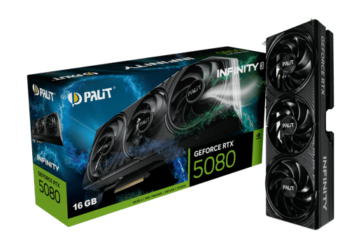 Palit RTX5080 INFINITY 3 16GB GDDR7 256bit 3-DP HDMI NVIDIA GeForce RTX 5080