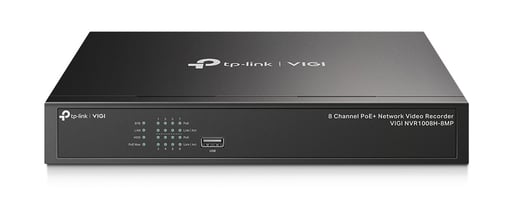TP-Link VIGI 8 Channel PoE Plus Network Video Recorder