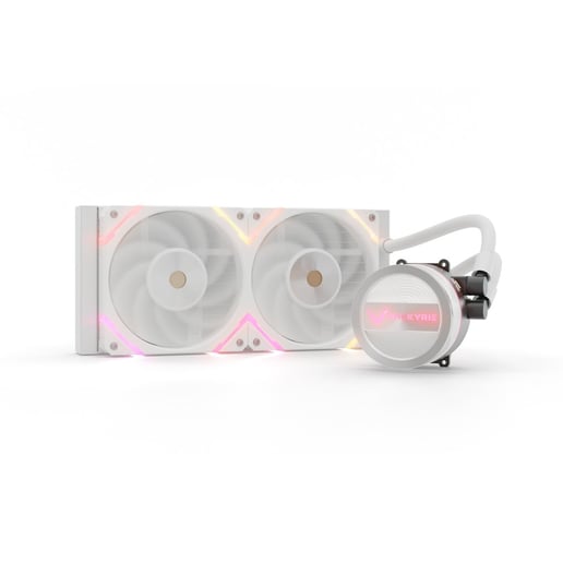 Valkyrie Dragonfang 240mm All-in-One Liquid CPU Cooler in White