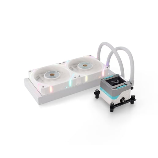 Valkyrie Syn 240mm All-in-One Liquid CPU Cooler in White
