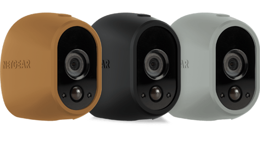 Netgear Arlo Camera Replaceable Multi-Colored Silicone Skins (Black,Brown,Gray)